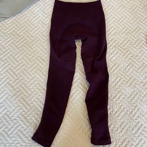 Dark maroon Lululemon leggings (size 6)
